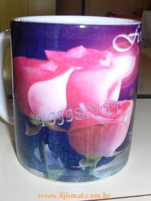 Caneca porcelana 330ml personalizada com sublimação