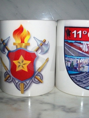 Caneca porcelana 330ml personalizada com sublimação