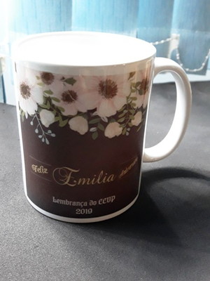 Caneca porcelana 330ml personalizada com sublimação