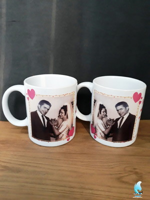 Caneca porcelana 330ml personalizada com sublimação