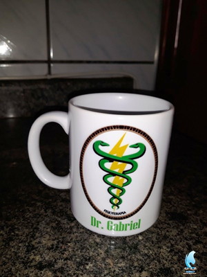 Caneca porcelana 330ml personalizada com sublimação