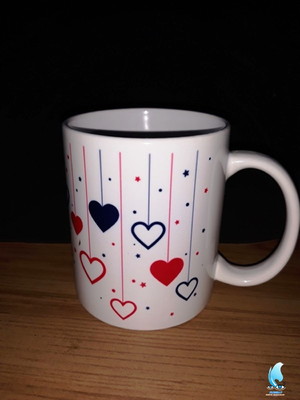 Caneca porcelana 330ml personalizada com sublimação