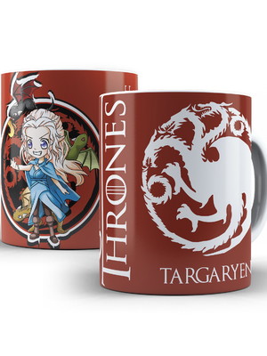 Caneca game of thrones - targaryen