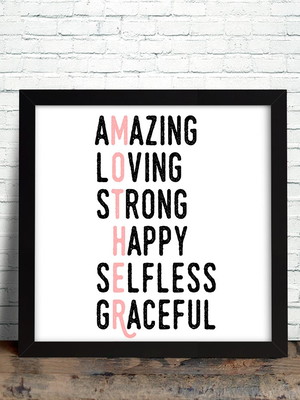 Quadro decorativo mother