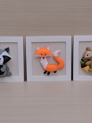 Quadros bichos da floresta