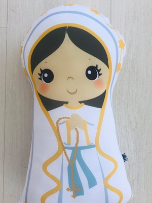 Almofada naninha nossa senhora de lourdes