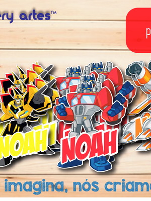 Apliques transformers rescue bots