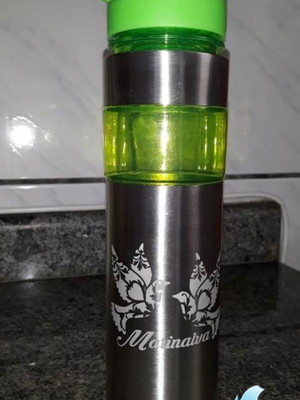 Squeeze de aluminio 600ml jateado