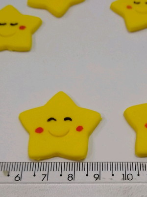 Apliques de açúcar astronauta