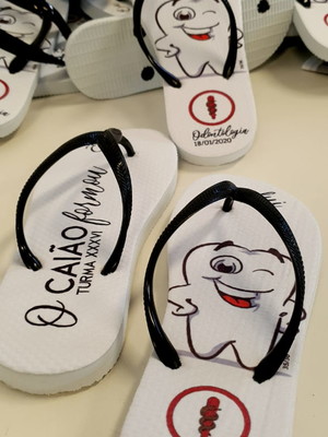 Sandalia personalizada odontologia