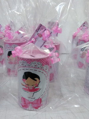 Bailarina cofrinhos personalizados e já embalados