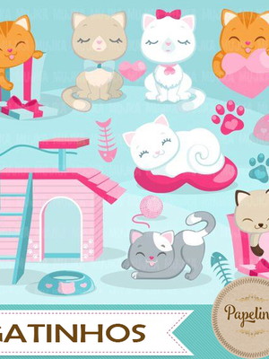 Kit digital gatinhos