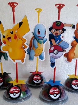 Centro de mesa pokemon