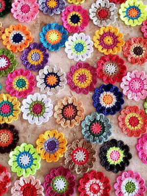 Flores de crochê