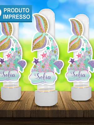 Aplique tubete sereia