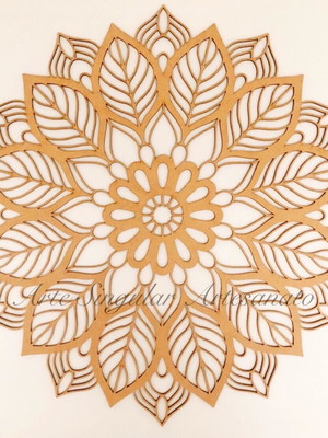 Mandala mdf cru 50 x 50