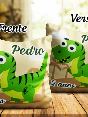 Lembrancinha chaveiro almofada dinossauro