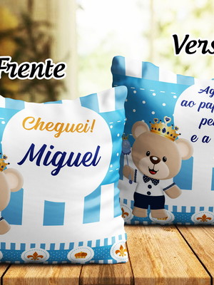 Lembrancinha chaveiro almofada príncipe urso