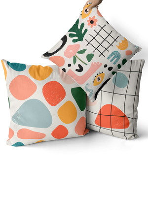 Kit 3 capas almofadas moderna trend