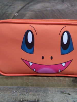Estojo retangular (lona) pokemon: charmander