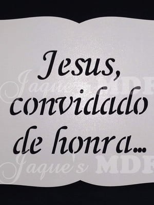 Placa vazada personalizada casamento / 15 anos