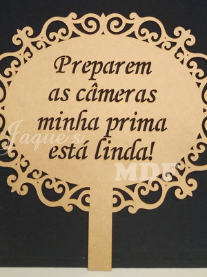Placa com cabo vazada crua personalizada