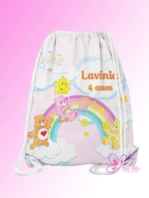 Mochilinha personalizada ursinhos carinhosos