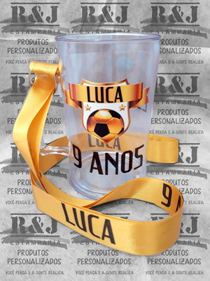 Caneca de acrílico personalizada - festa infantil 300ml