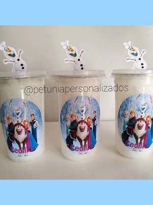Algodão doce no copo - frozen