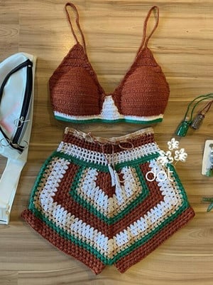 Conjunto de crochê