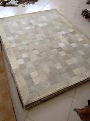 Tapete de couro diferenciado 3,0x2,5