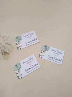 Convite individual casamento