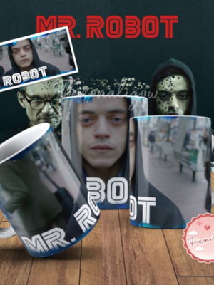 Arte para caneca mr. robot