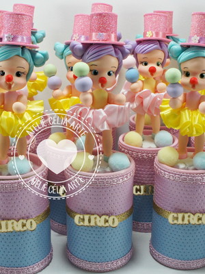 Circo rosa- cofre de luxo