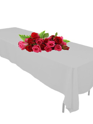 Toalha de mesa retangular 6 lugares