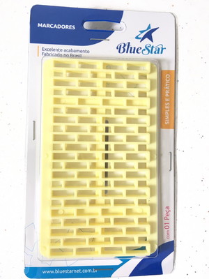 Marcador tijolinho blue star