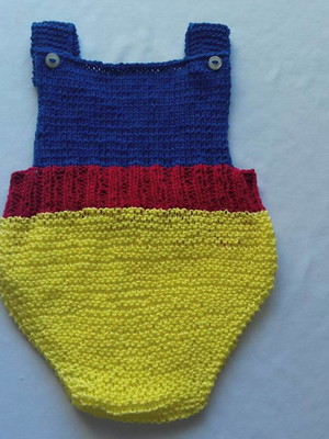 Body para bebê em tricô