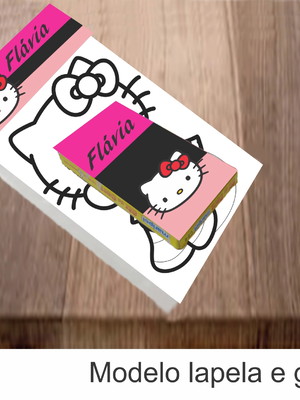 Desenhos de colorir(caixa com giz de cera)-hello kitty