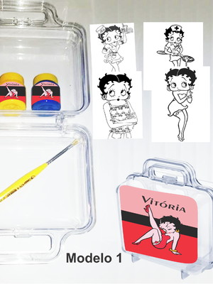 Maletinha colorir-betty boop