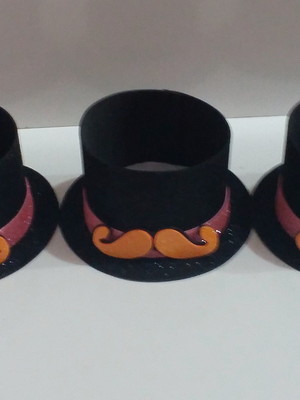 Kit 10 centros de mesa mundo bita com glitter