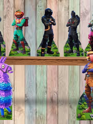 Totens fortnite em mdf