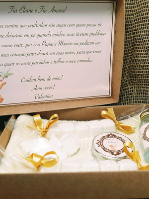 Convite padrinhos de batizado