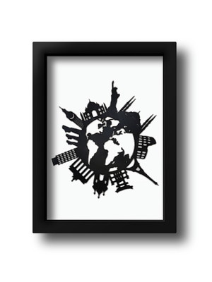 Quadro - viagens origami