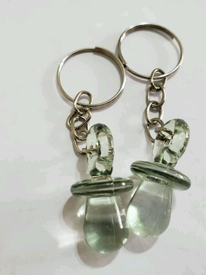 25 chaveiro chupeta com tag personalizada