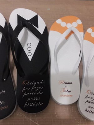 Chinelo casamento