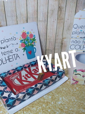 Arquivo de corte para kitkat e vaso de flor...para scanncut