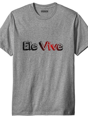 Camiseta ele vive jesus gospel