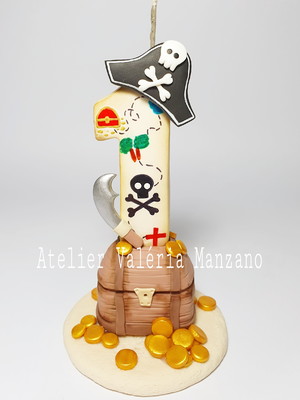 Vela tema pirata