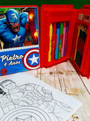 Kit colorir vingadores