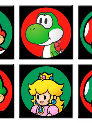 Porta-copos com ímã - mario bros